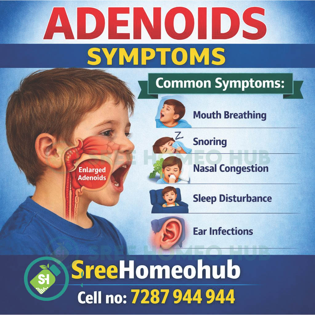 <a href='https://www.sreehomeohub.net/post/adenoids-treatment-in-homeopathy-sree-homeo-hub-clinic'> Adenoids</a>: